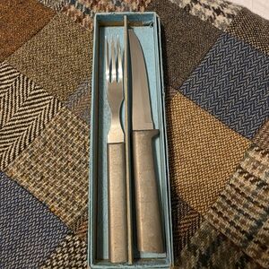 Stylish Silver Flatware Set